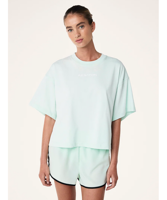 P.E Nation Namedrop Oversized Tee (Hint of Mint)