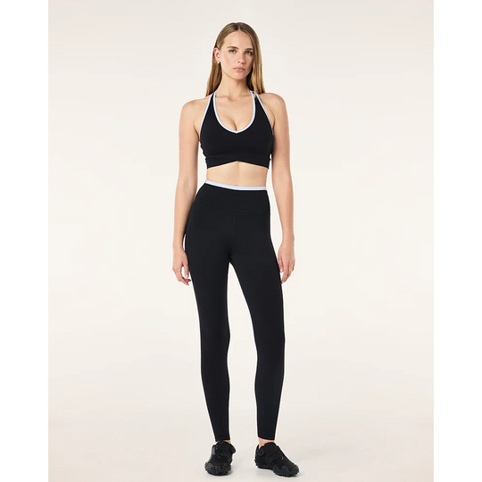 PE NATION Vita Leggings (Black/ Heather Blue)