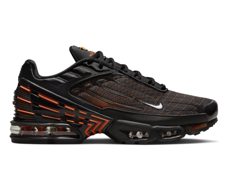 Nike air max plus sales tn black and orange