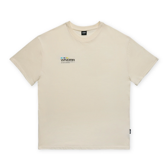 WNDRR Triad Box Fit Tee (Off White)