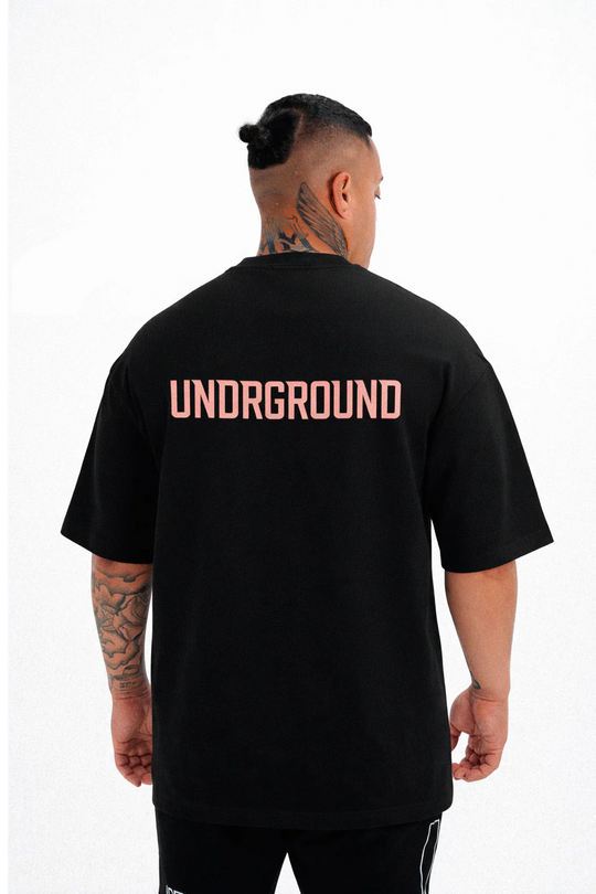 UNDRGROUND Origin Tee (Black/Rose)