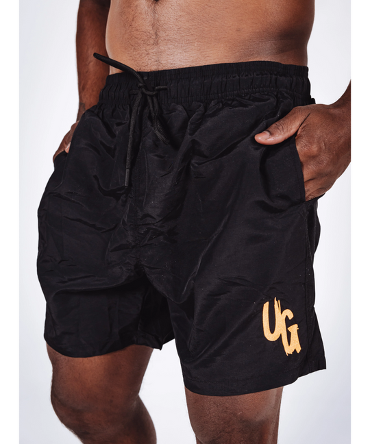 Undrground Summer Swim Shorts (Blk/Orange)