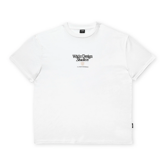 WNDRR Atelier Box Fit Tee (White)