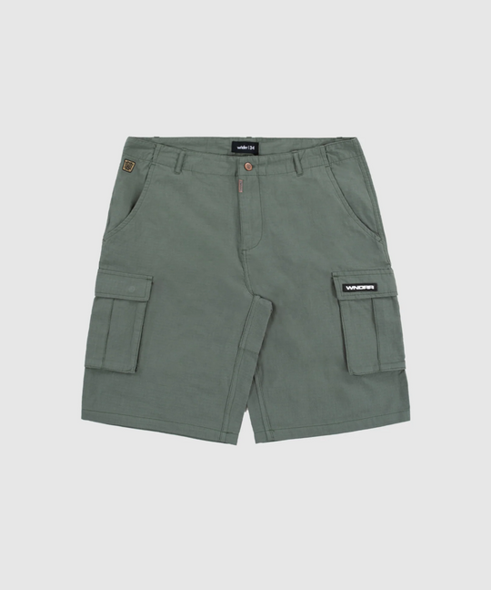WNDRR Hijack Cargo Short (Dark Green)