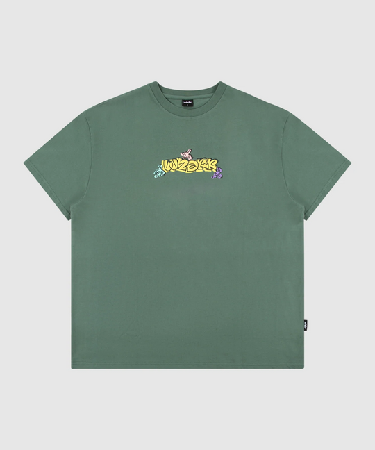 WNDRR Mood Box Fit Tee (Dark Green)