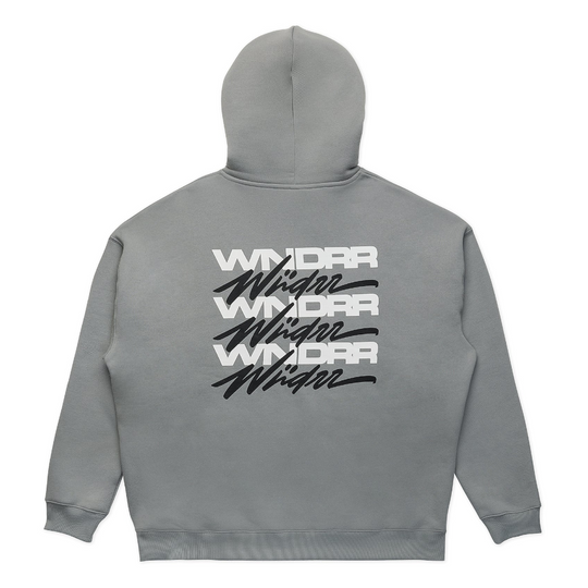 WNDRR Hex Hood Sweat (Cement Grey)