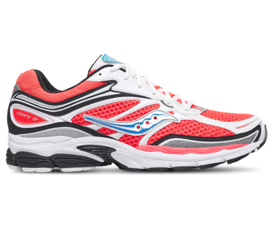 Men’s Saucony Progrid Omni 9 (White/Coral)