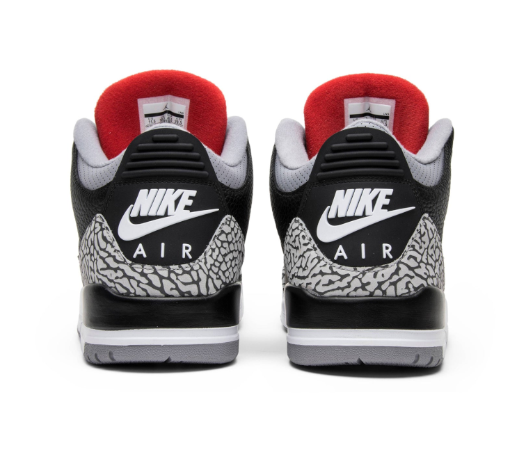 Men s Nike Air Jordan 3 Retro OG in Black Cement 2018 at ShoeGrab