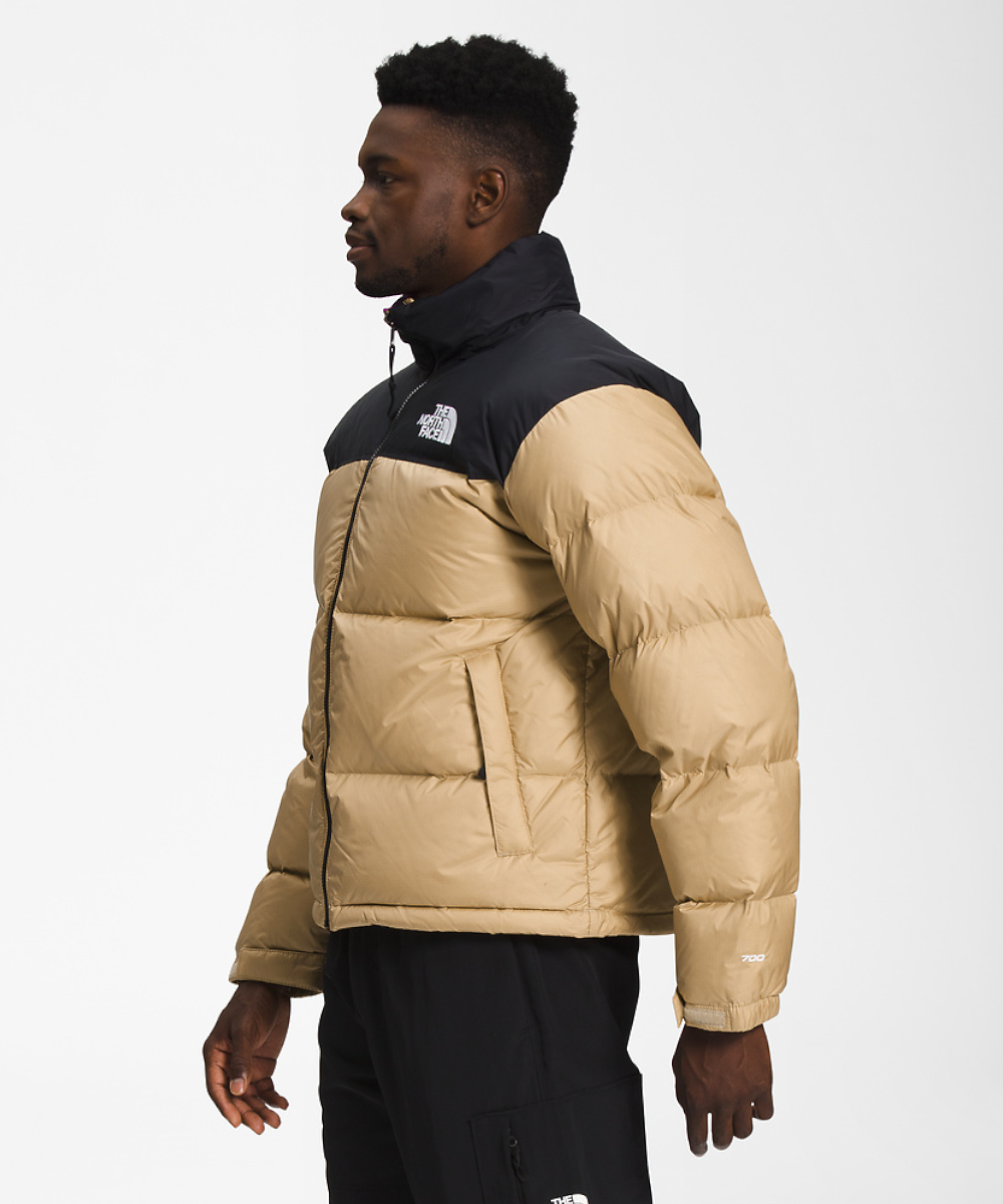 North face nuptse shop khaki