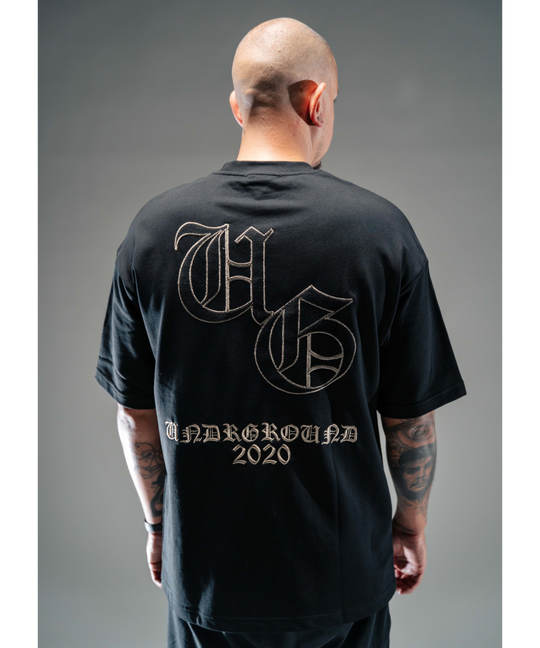 UNDRGROUND Ol’ English Reload Tee (Black/Gold)