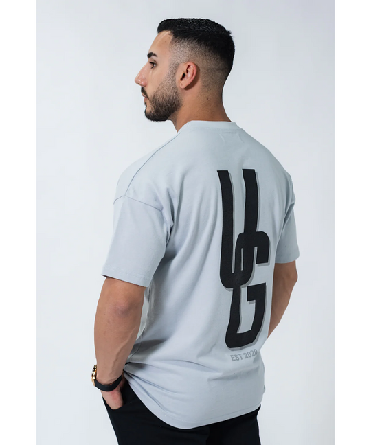 UNDRGROUND Double Print Box Fit Tee (Powder Blue)