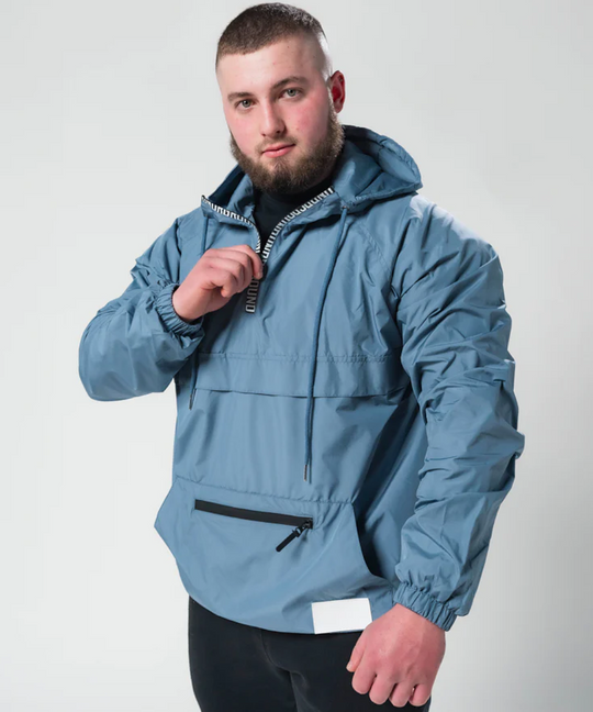 UNDRGROUND Lightweight Pull Over Half Zip Jacket (Cool Grey)