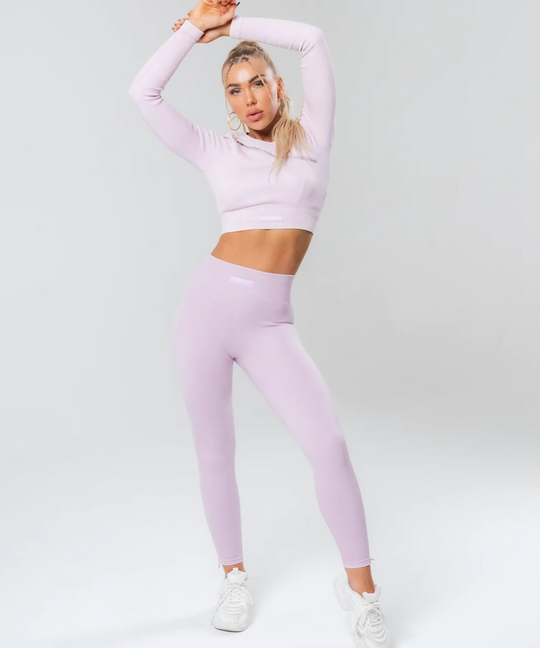 UNDRGROUND Zipped Leggings (Dusty Pink)