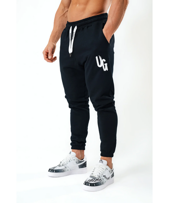 UNDRGROUND Puff Print Joggers (Black)