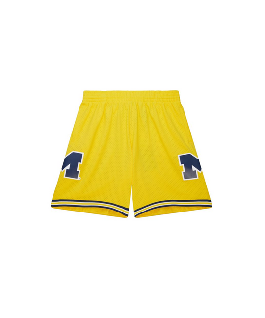 University of Michigan Maize NCAA 1991 Swingman Shorts