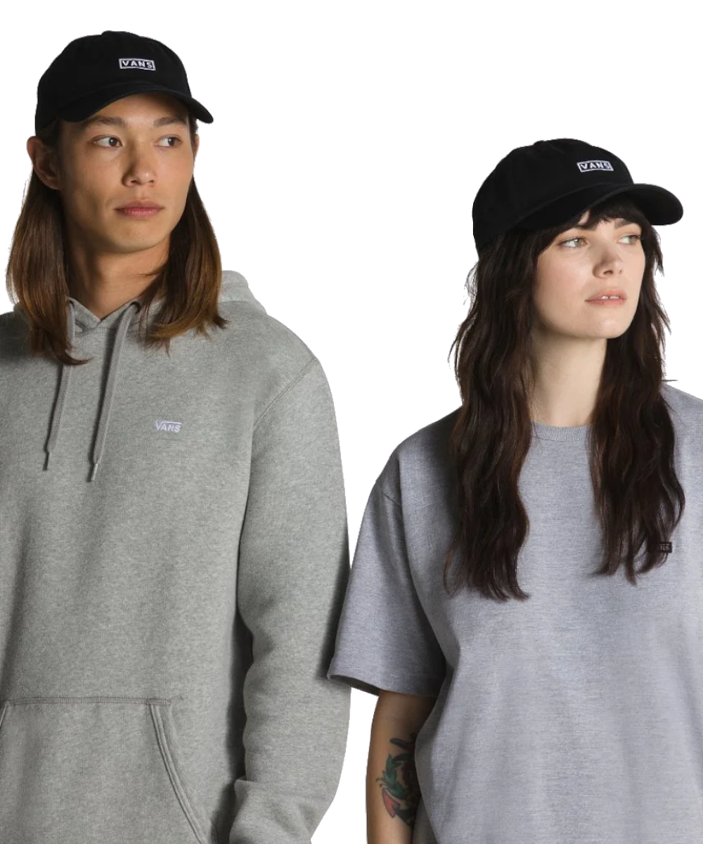 Official Vans Curved Bill Jockey Hat in Black at ShoeGrab