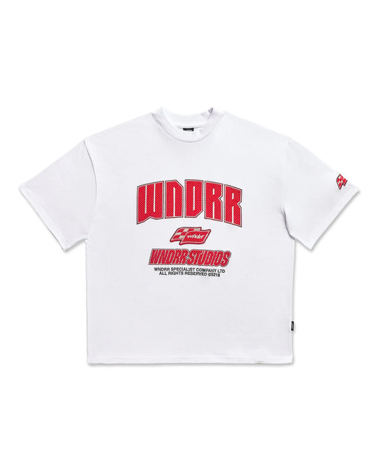 WNDRR Drivetrain Heavyweight Tee (White)