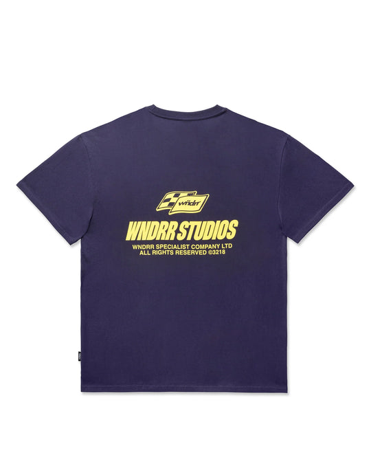 WNDRR Apex Box Fit Tee (Navy)