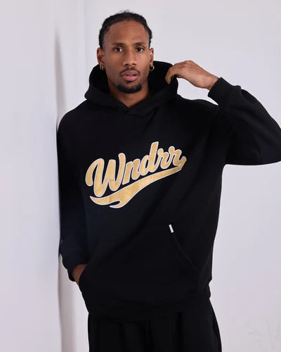 WNDRR Brushback Hood Sweat (Black)
