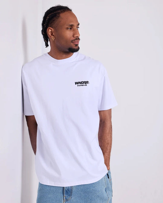 WNDRR Slammed Box Tee (White)