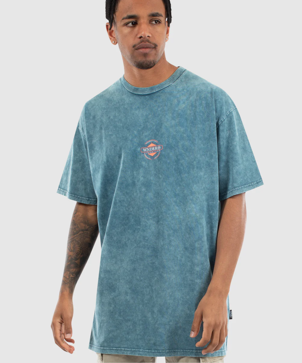 Official WNDRR Arizona Custom Fit Tee Work Blue at ShoeGrab