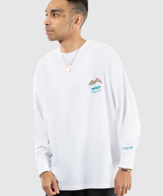 WNDRR Departure L/S Tee (White)