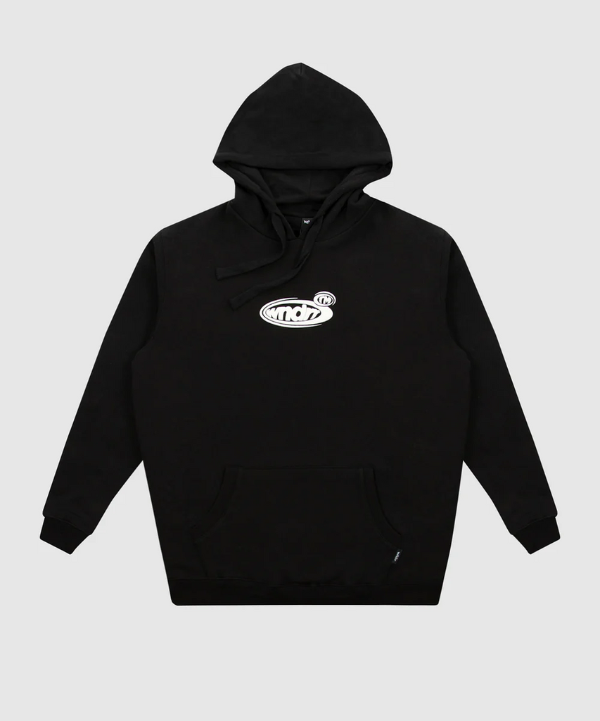 Official WNDRR Redux Hood Sweat in Black at ShoeGrab