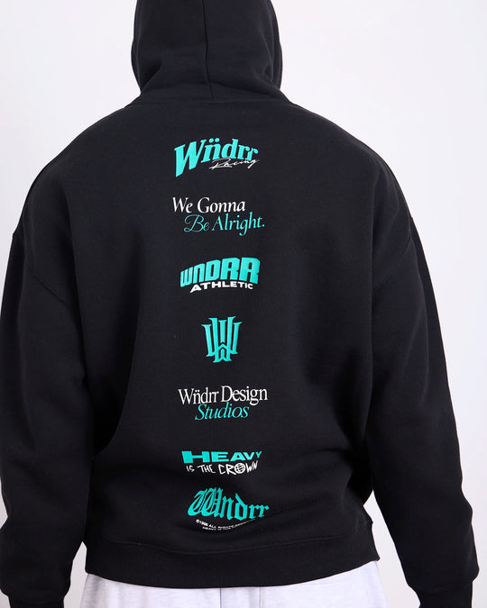 WNDRR Collective Hood Sweat (Black)
