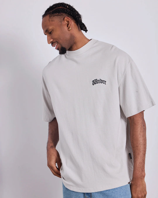 WNDRR Process Heavy Weight Tee (Oyster)