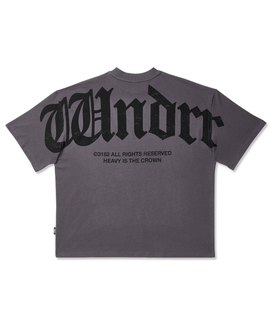 WNDRR Revival Heavy Weight Tee (Charcoal)