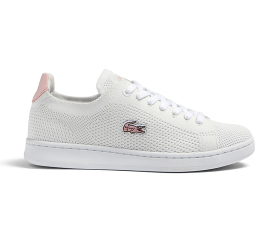 Women's Lacoste Carnaby Piquee 123 (White/Pink)