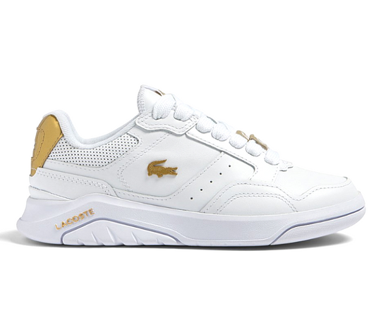Women's Lacoste Game Advance LX 123 1 (White/Gold)