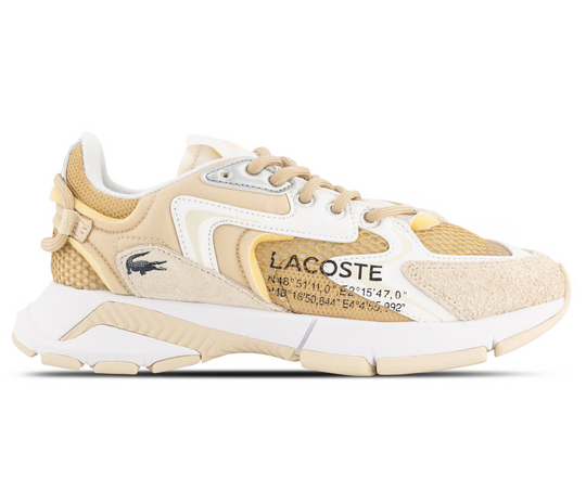 Women's Lacoste L003 Neo 124 5 SFA (Light Tan/White)