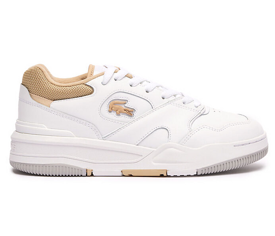 Women’s Lacoste Lineshot 124 2 SFA (White/Light Brown)