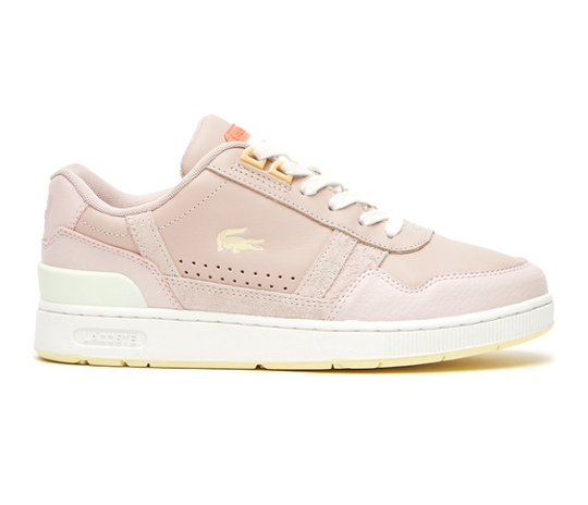 Women's Lacoste T-Clip 123 8 SFA (Light Pink/Light Yellow)