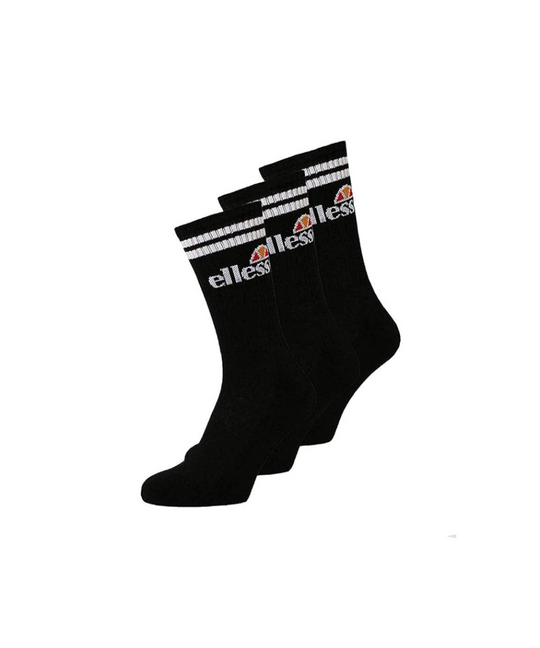 Ellesse Pullo 3PK Crew Socks (Black)