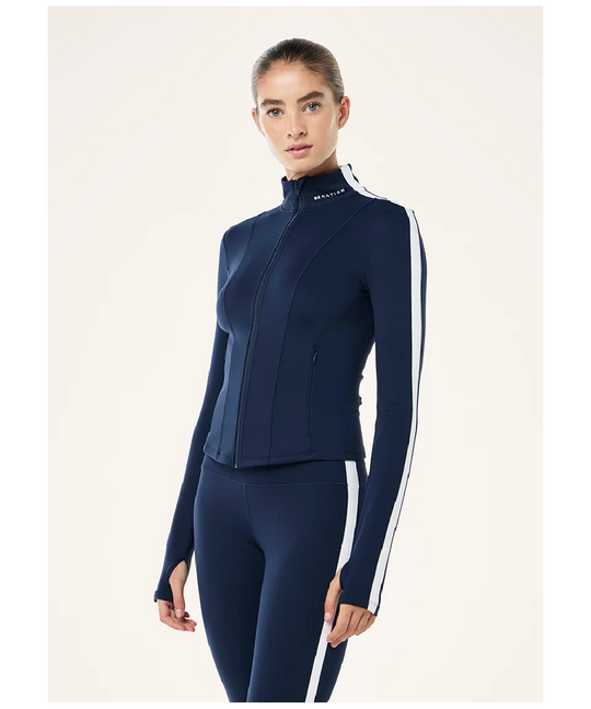 P.E Nation Highgate Zip Jacket (Dark Navy/ Optic White)