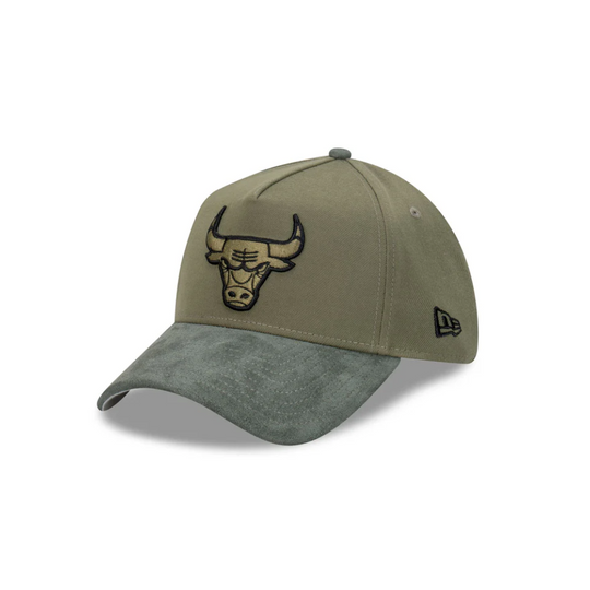 New Era Chicago Bulls PRM 39Thirty Stretch Fit (Olive)