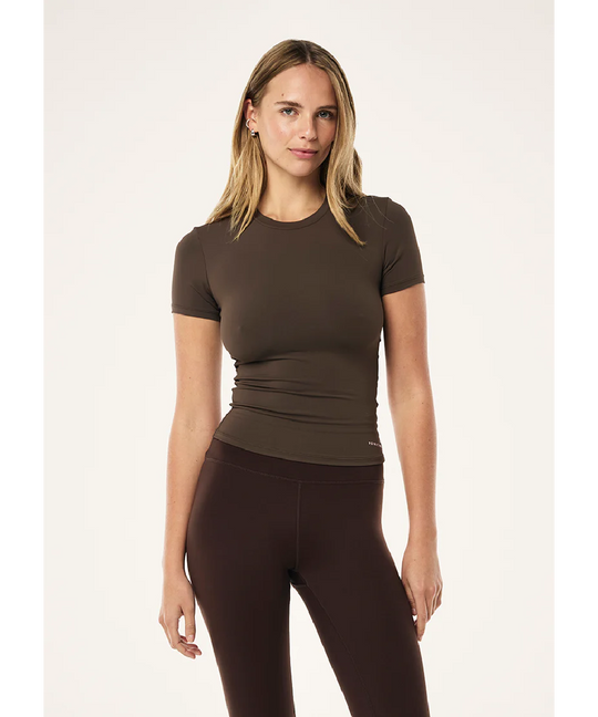 P.E Nation Foundation SS Tee (Light Espresso)