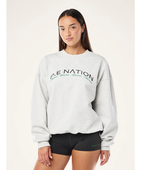 P.E Nation Volume Sweat (Grey Marle)