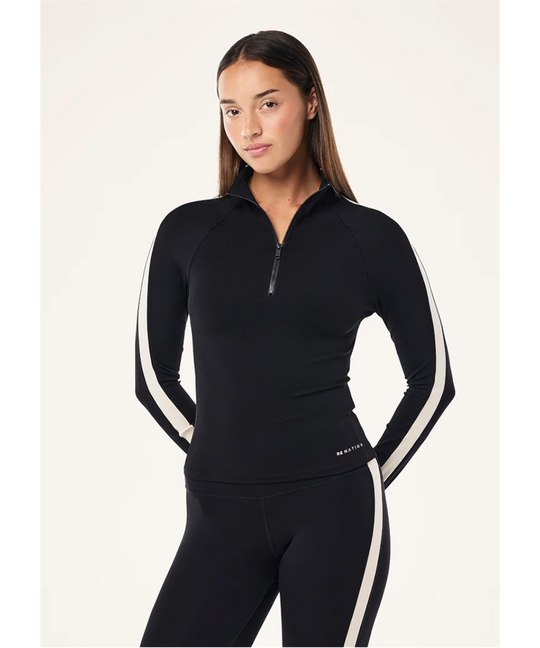 P.E Nation Nightfall Quarter Zip LS (Black/Cloud)