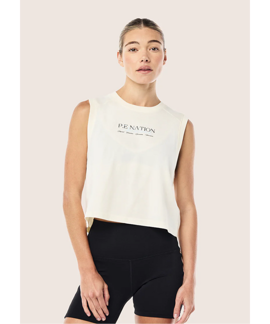 P.E Nation Ascent Tank (Whisper White)