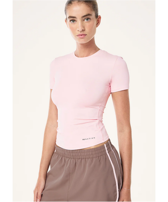 P.E Nation Foundation SS Tee (Chalk Pink)