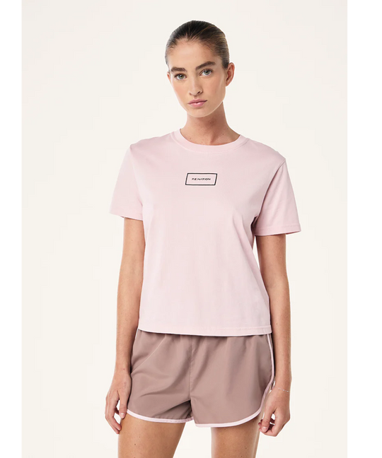 P.E Nation Kite Tee (Washed Chalk Pink)