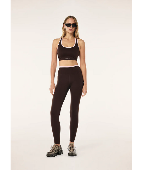 P.E Nation Vita F/L Legging (Espresso/Chalk Pink)
