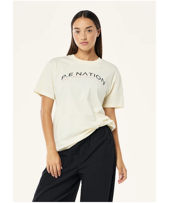 P.E Nation Volume Tee (Whisper White)