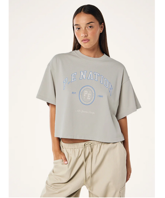 P.E Nation Way Back Tee (Washed Moonstruck)