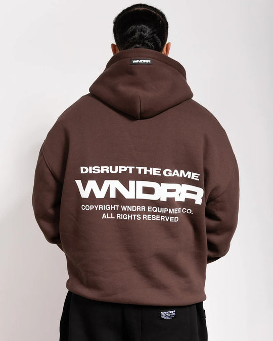 WNDRR Refrain Hood Sweat (Brown)