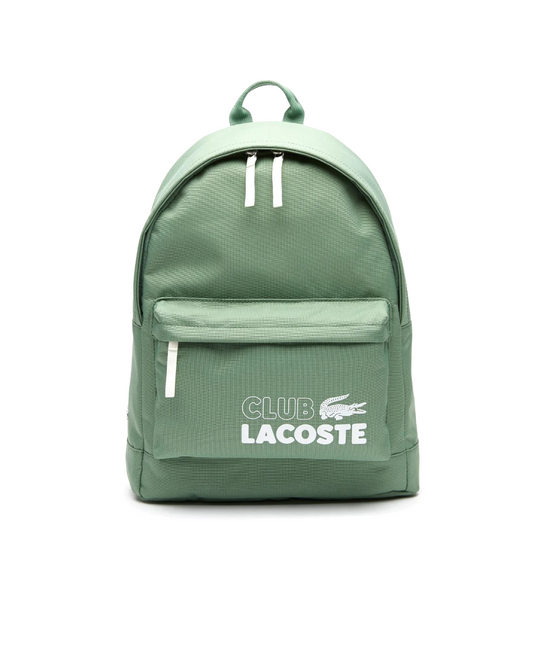 Lacoste Unisex Neocroc Contrast Print Backpack (Frene Blanc)