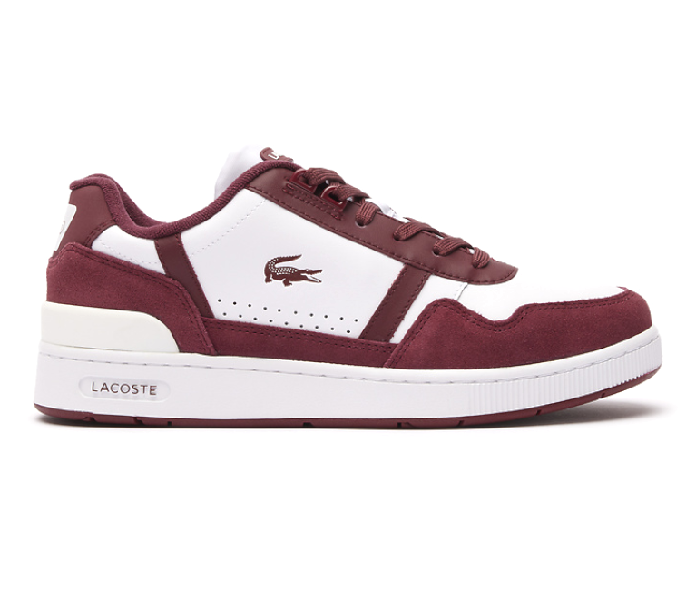 Burgundy lacoste outlet shoes